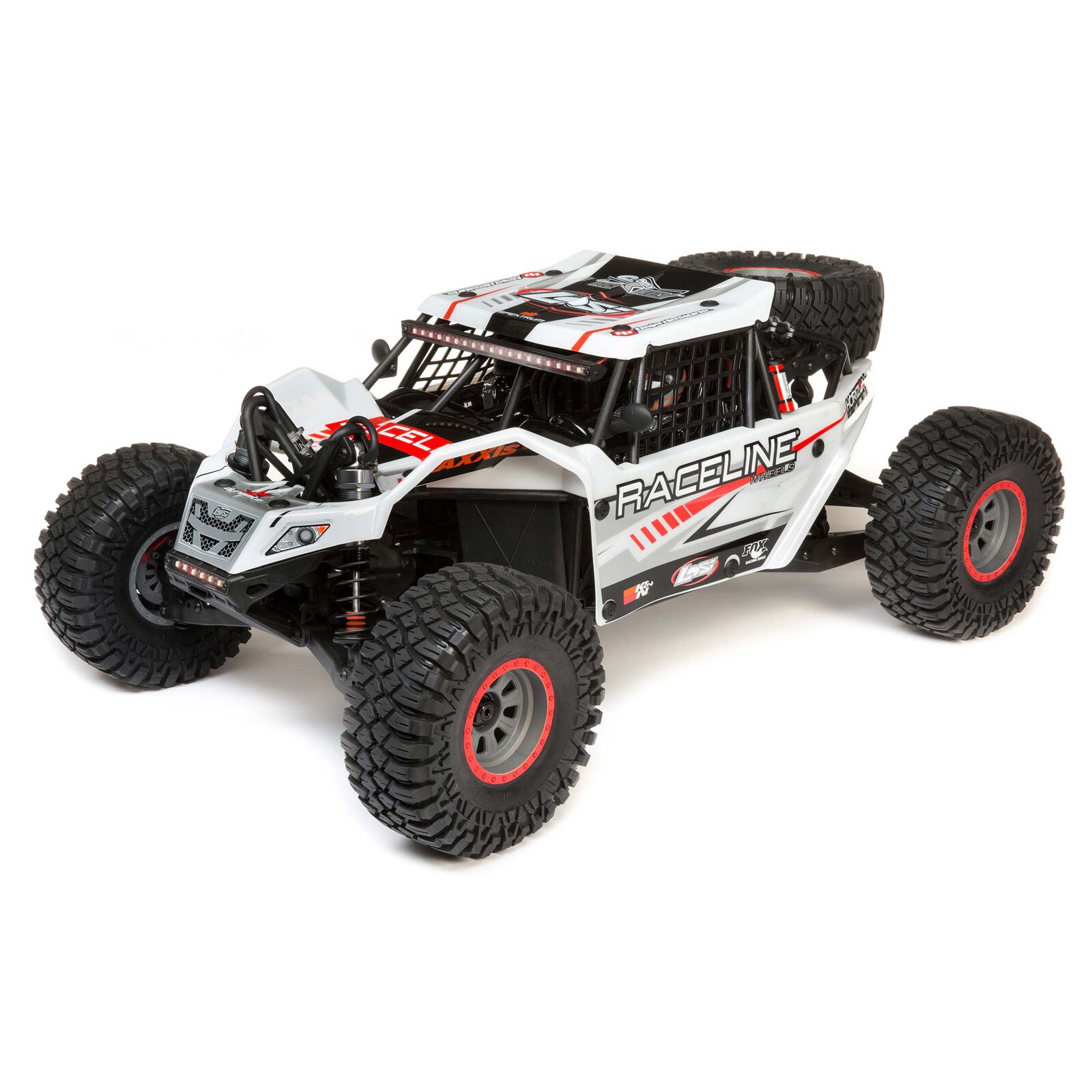 Losi 1/6 Super Rock Rey V2 4WD Rock Racer Brushless RTR, White LOS05016V2T1