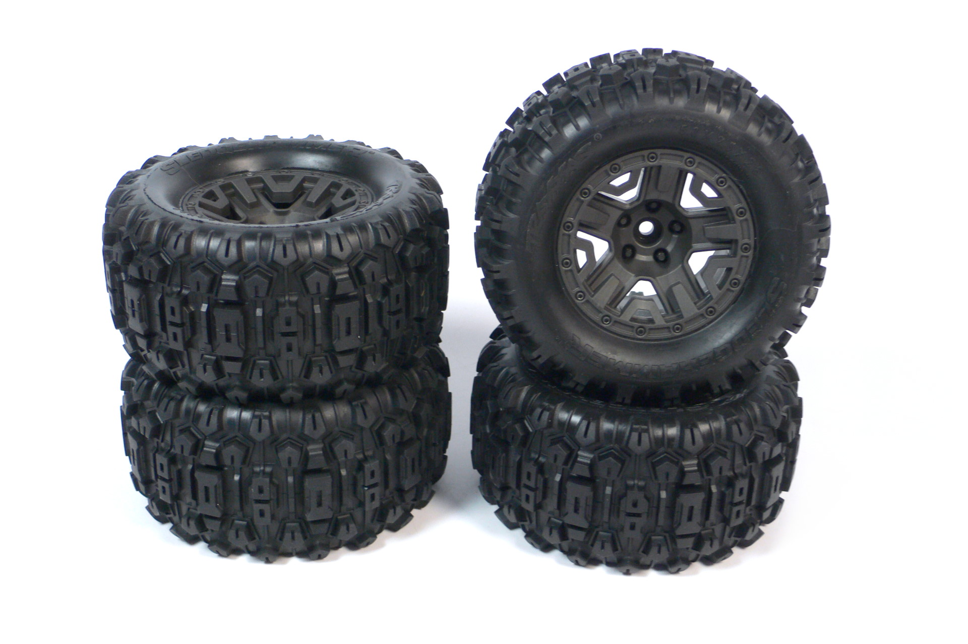Traxxas Stampede 4x4 VXL Sledgehammer Monstertruck Räder 1:10 Satz