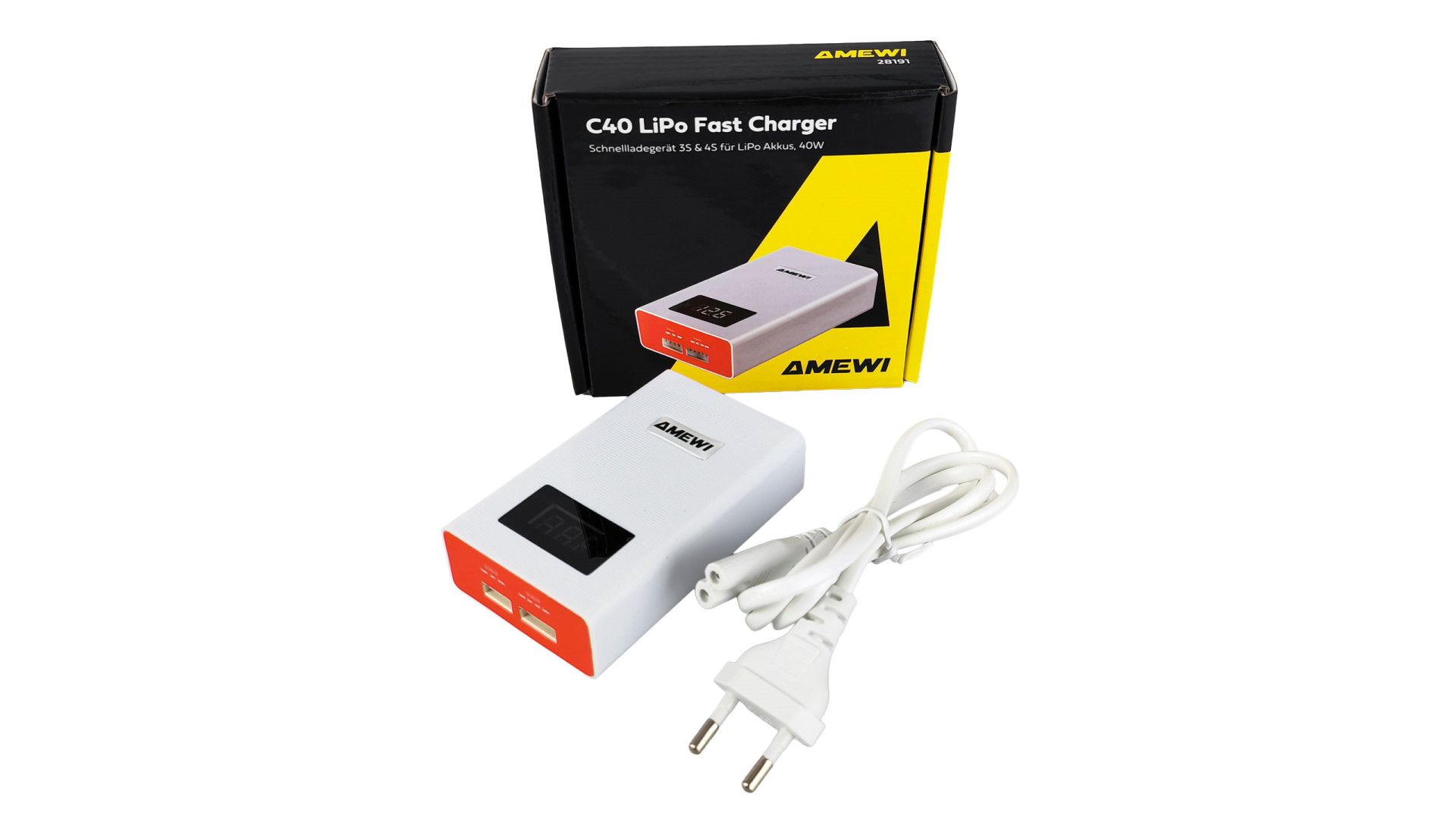 Amewi C40 Schnellladegerät 3-4S LiPo 40W Lader 28191 - Abbildung 2