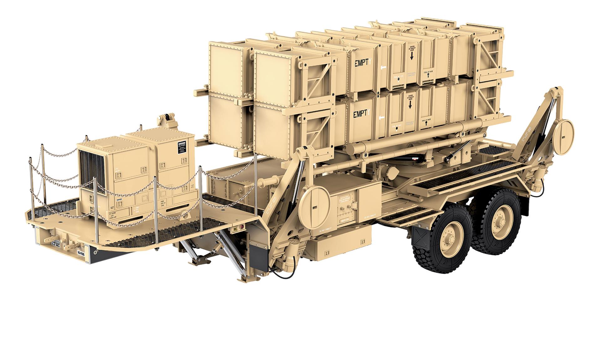 Amewi U.S. M747 Sattelaufflieger Raketenwerfer sand KIT 22564