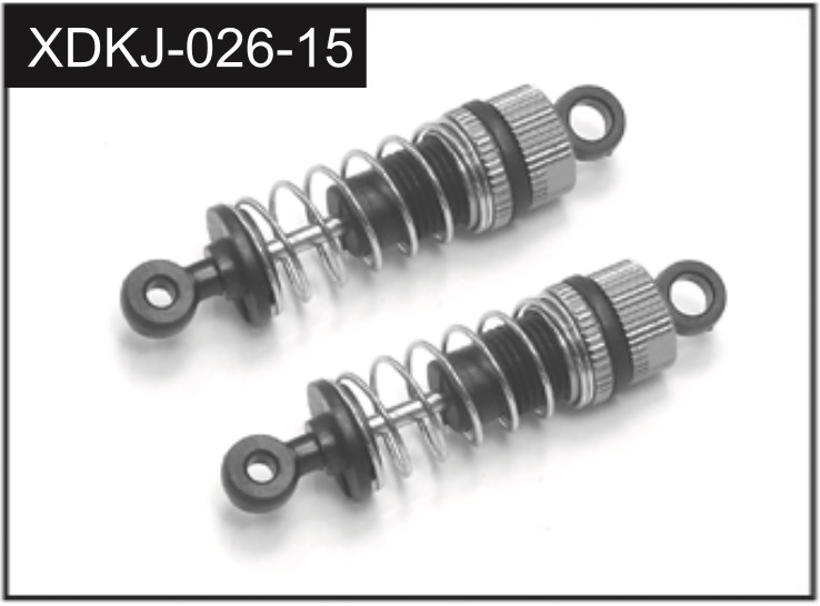 Absima Shock Absorber (2) grün J-026-15 green