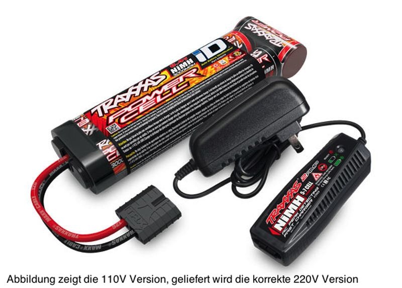 Traxxas Akku AC-Lader Combo Set (2969G & 2923X) 2983G Straight