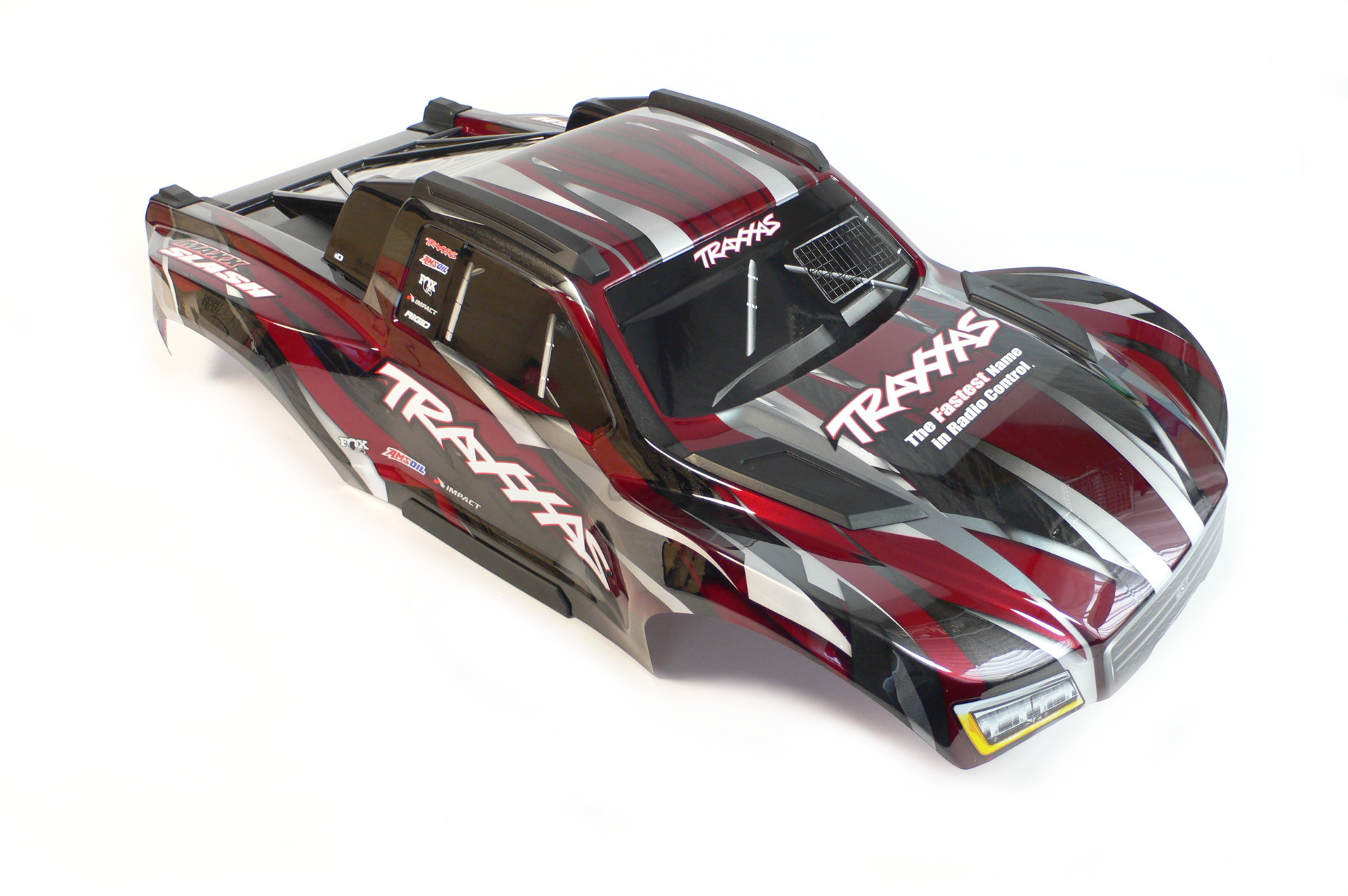 Traxxas Maxx Slash Short Course Truck Clipless Karosserie Rot 1:8