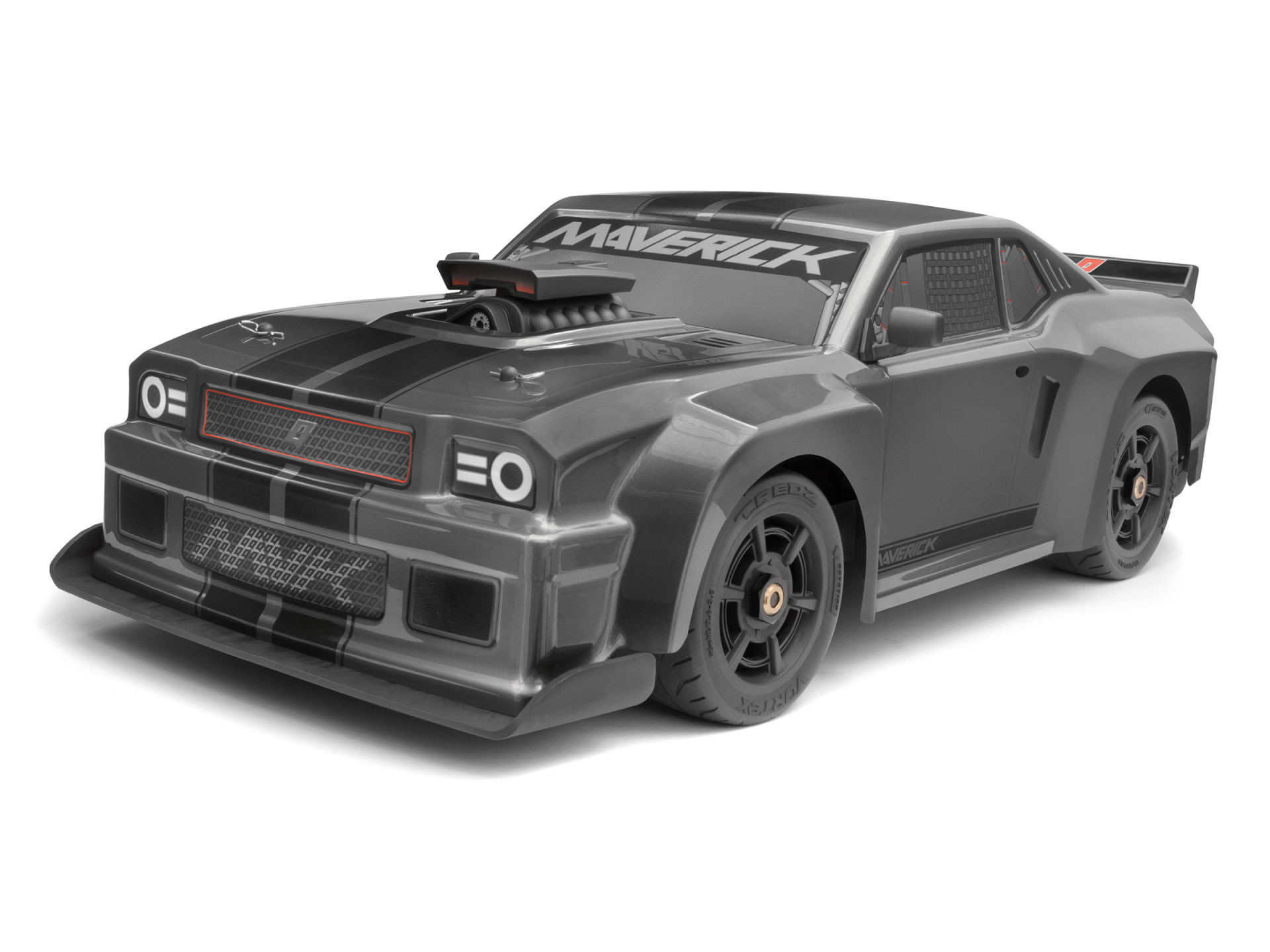 MAVERICK QuantumR Flux 4S 1/8 4WD Muscle Car - Grey 150311