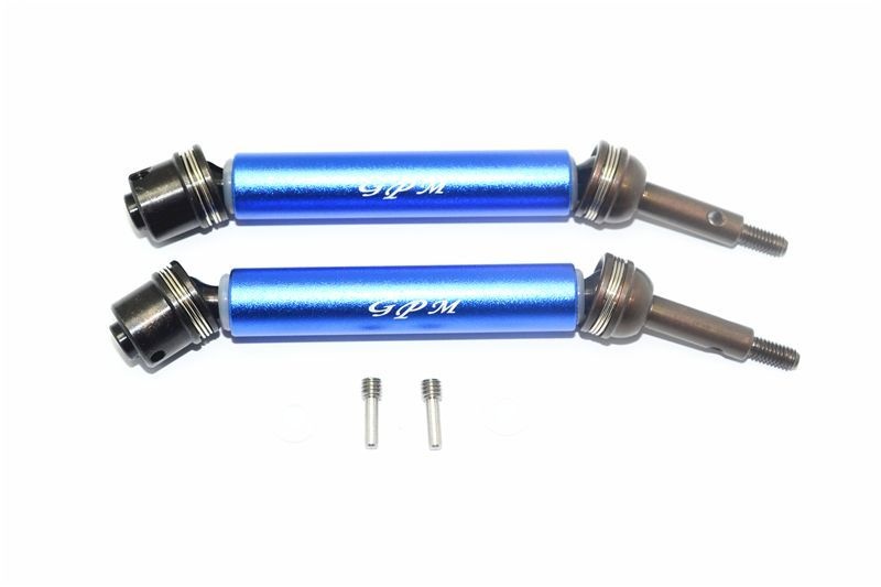 GPM CVD Achse gehärtet mit Alu-Antriebswelle hinten blau Traxxas XO-01