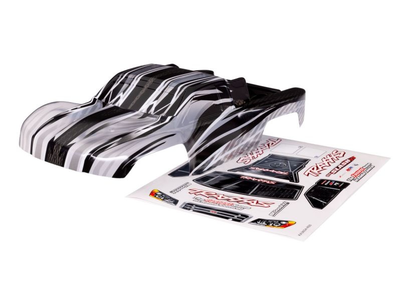 Traxxas Karo 1/16 Slash 4X4 ProGraphix mit Aufkleber (benötigt Hintergrundbemalung) 7027X