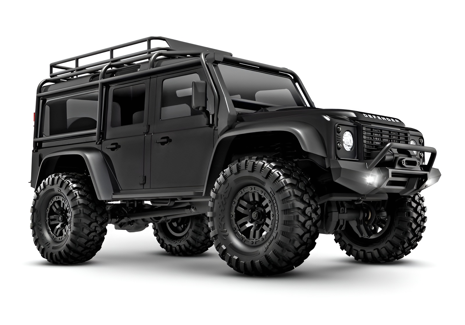 TRAXXAS TRX-4m LR Defender 4x4 Schwarz 1/18 Crawler RTR 97054-1 - Abbildung 1