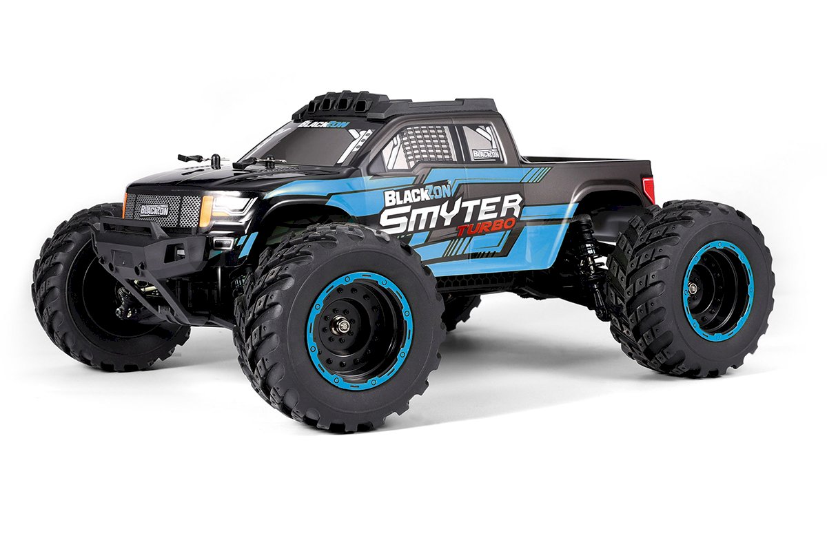 BLACKZON Smyter MT Turbo 1/12 4WD 3S Brushless Monster Truck Blau 540252
