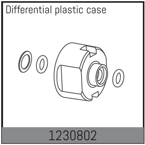 Absima Differentialgehäuse und Dichtung 1230802