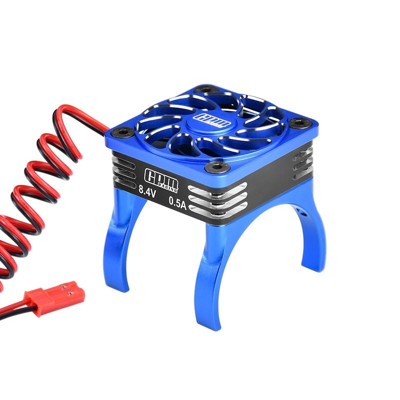 GPM Alu-Halter für HighSpeed Lüfter 36mm blau TRX MiniMaxx/Mini-XRT/MiniSlash/Jato 4x4/Mini XRTM018FANV1B