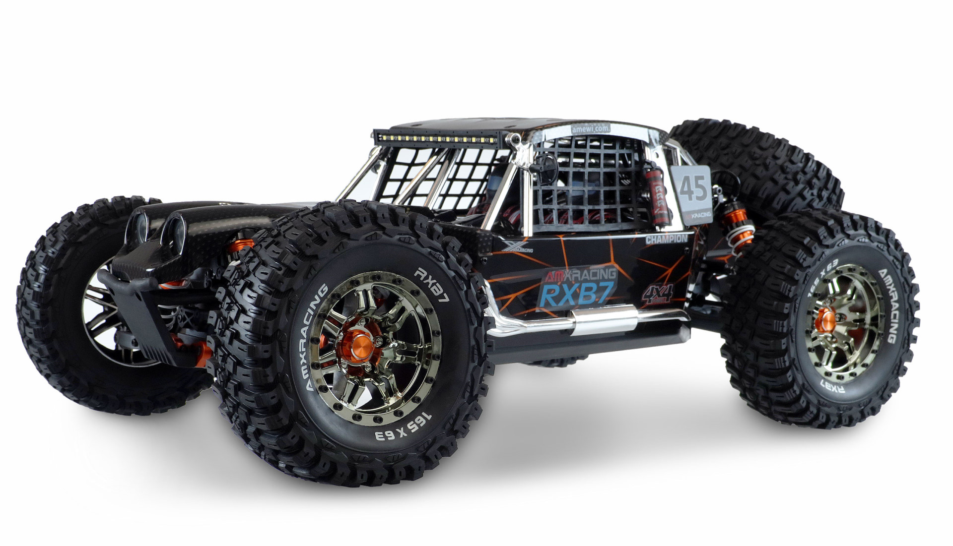 Amewi AMXRacing RXB7 Buggy 1:7 4WD RTR schwarz 22553