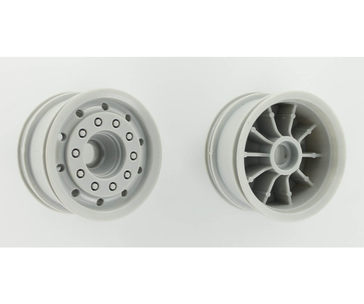 Carson 07013 1:14 Vorderachsfelge Breit grau (2) ABS 500907013
