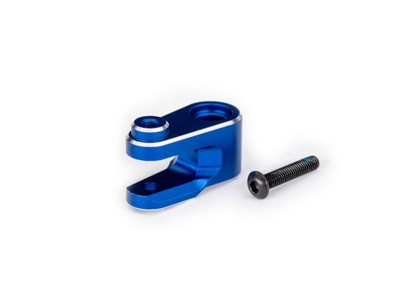 Traxxas Lenkung Servohorn Alu blau Maxx Slash 10247-BLUE