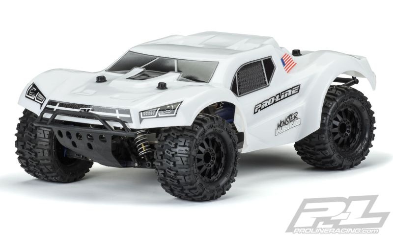 Pro-Line Pre-Cut Monster Fusion Bash Armo Karo weiß für PRO-MT & Slash 4x4 - erfordert 2.8 Felgen 3498-15