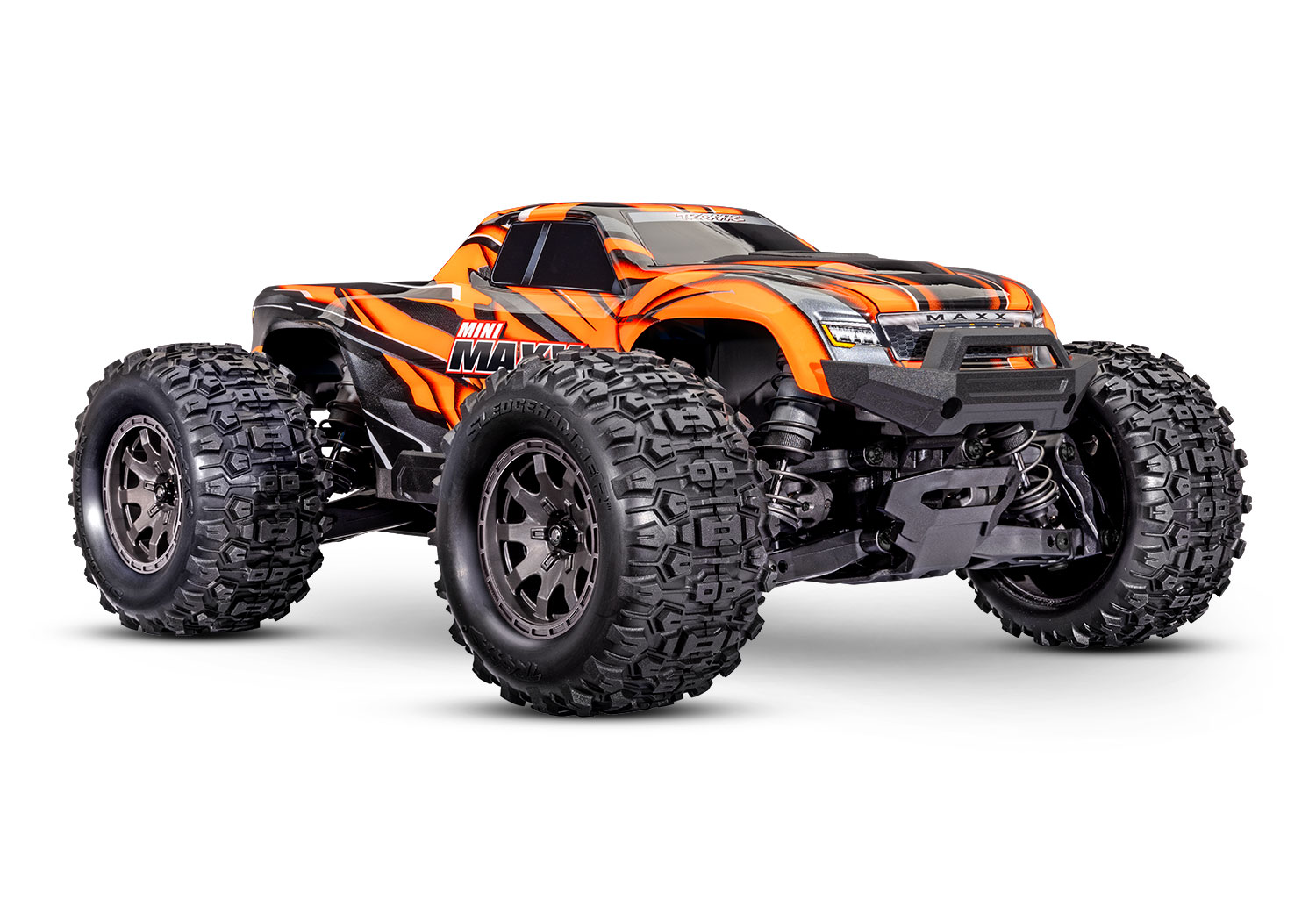 Traxxas MINI-MAXX 4WD BL-2S Brushless Orange, HD-Teile, mit Akku/Lader 107154-1