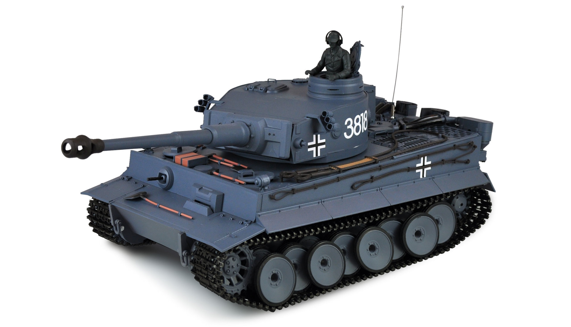 Amewi Tiger I 1:16 Professional Line 2 IR/BB Panzermodell mit Sound 23103