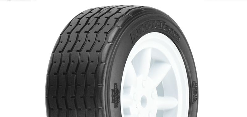 PROTOform VTA Reifen vorn (26mm) auf Felge weiß verklebt für VTA Class VTA-Einheitsreifen 10140-17
