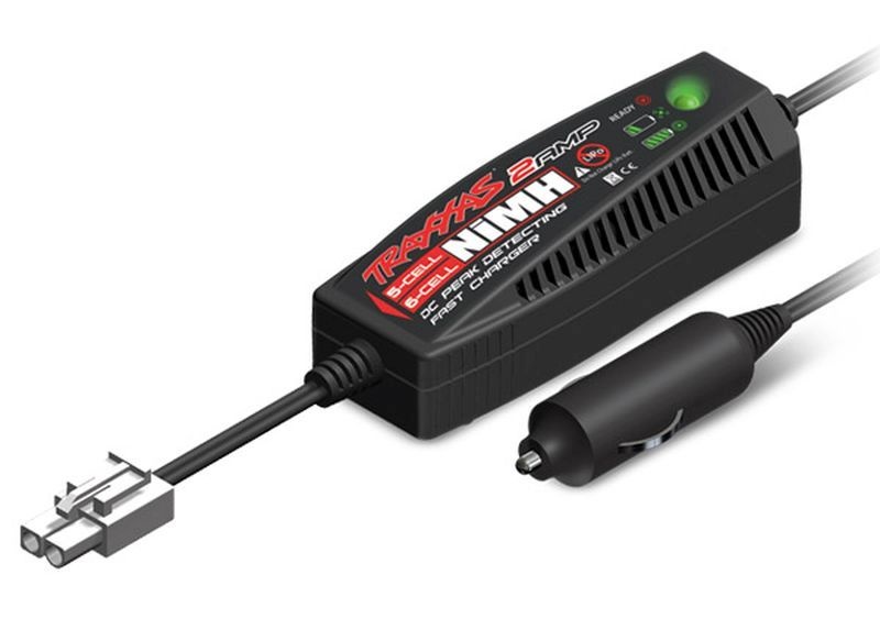 Traxxas Lader, DC, 2 amp (Molex) (5 - 6 cell, 6.0 - 7.2 volt, NiMH) 2977