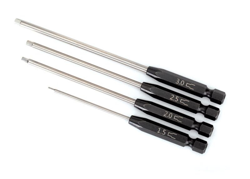 Traxxas 8715X Speed-Bit Set, Innensechskant Gerade 4teilig 1/4Zoll