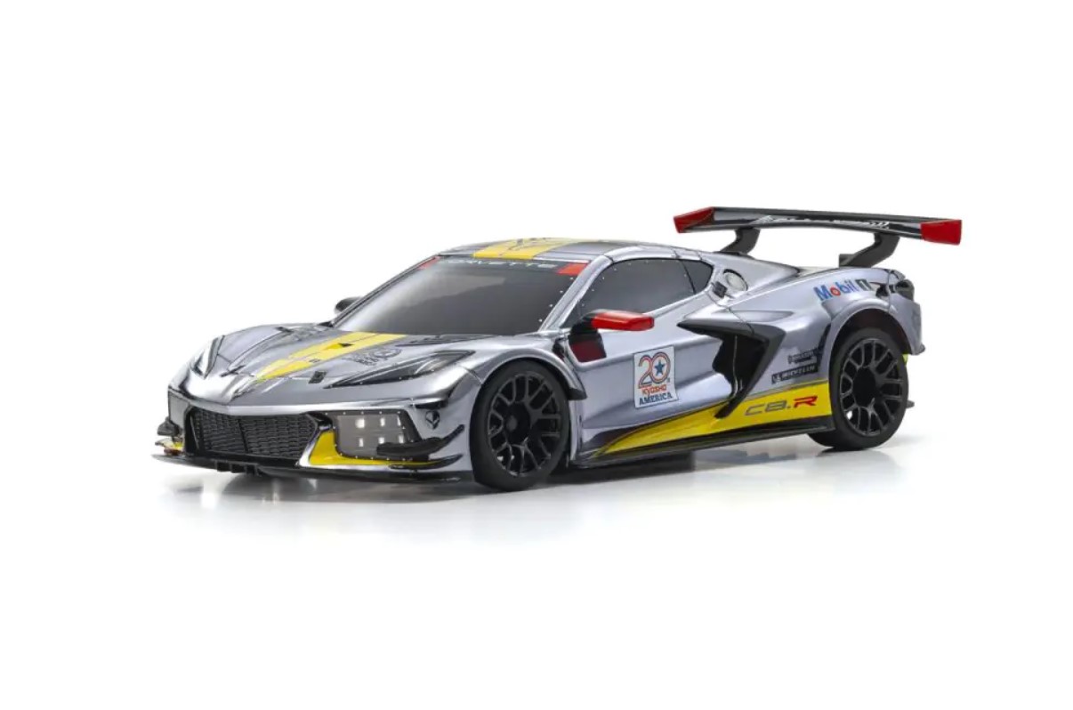 Kyosho Mini-Z MR04 RWD Corvette C8-R Chrome 20th Anni (W-MM/KT531P) 32356CRY