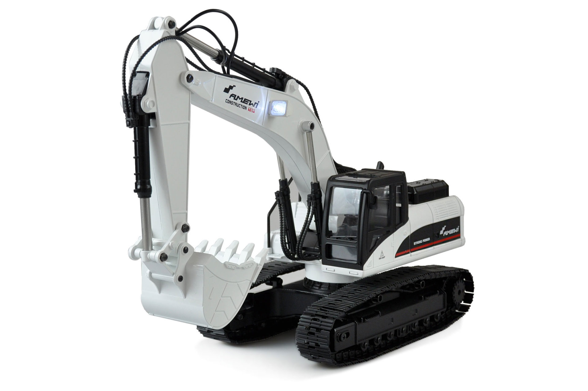 Amewi Bagger Vollmetall V4 1:14 weiß, 2,4GHz 22415