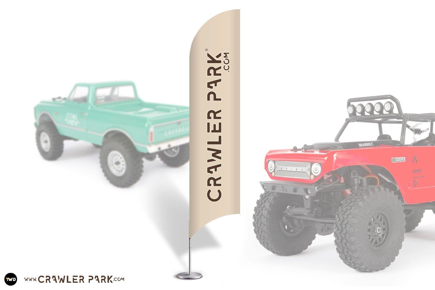 ToysWD Crawler Park: Flag Crawler park 1/24 & 1/18 (2 pieces) TWD240017