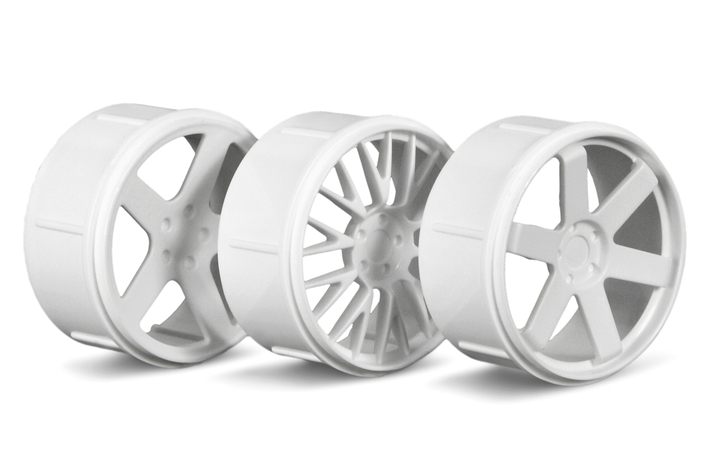 HPI Felgensatz (Weiss/Micro RS4) 73410
