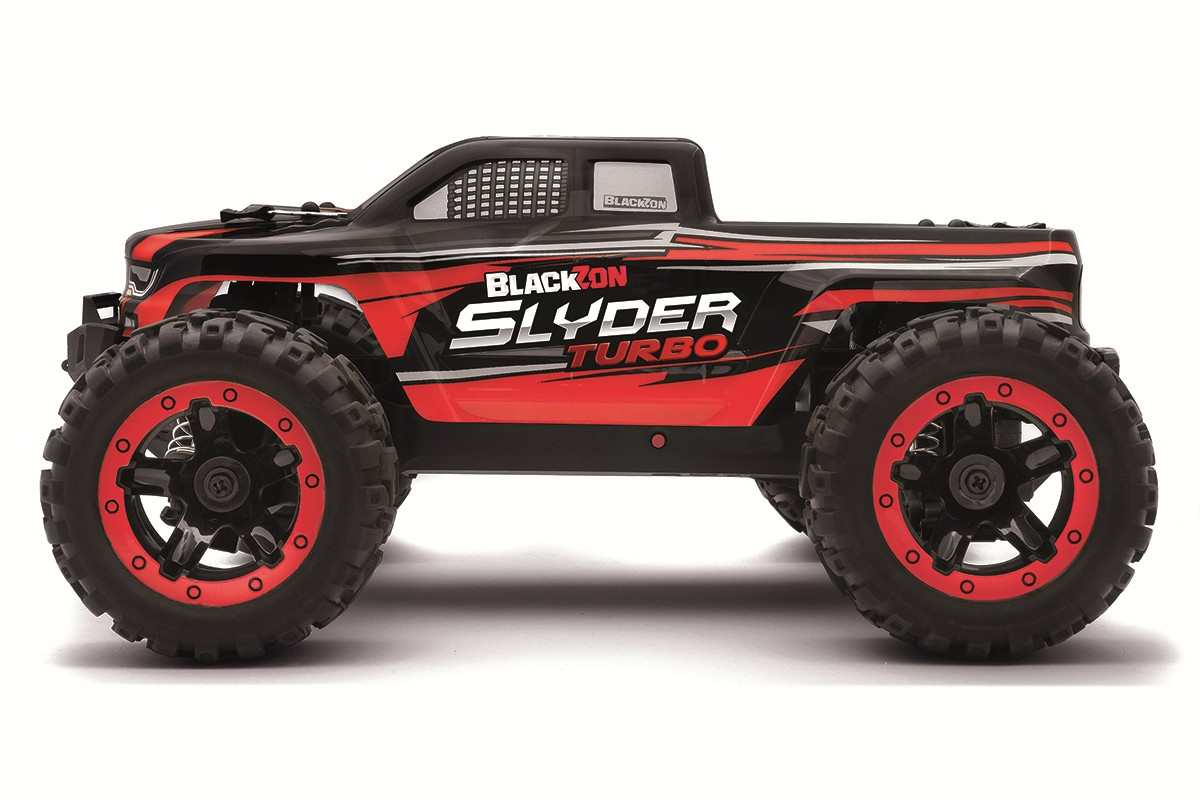 BLACKZON Slyder MT Turbo 1/16 4WD 2S Brushless Rot 540211