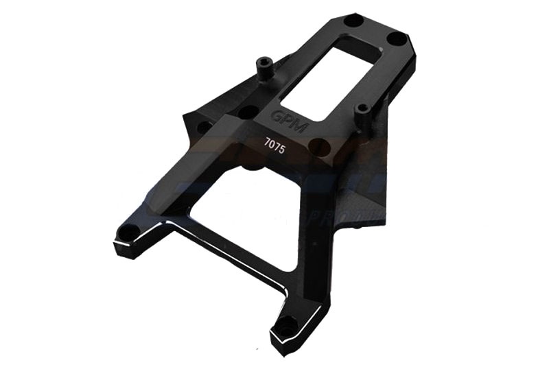 GPM Bulkhead Cover-Set vorne 6061-T6 Alu schwarz Traxxas XRT