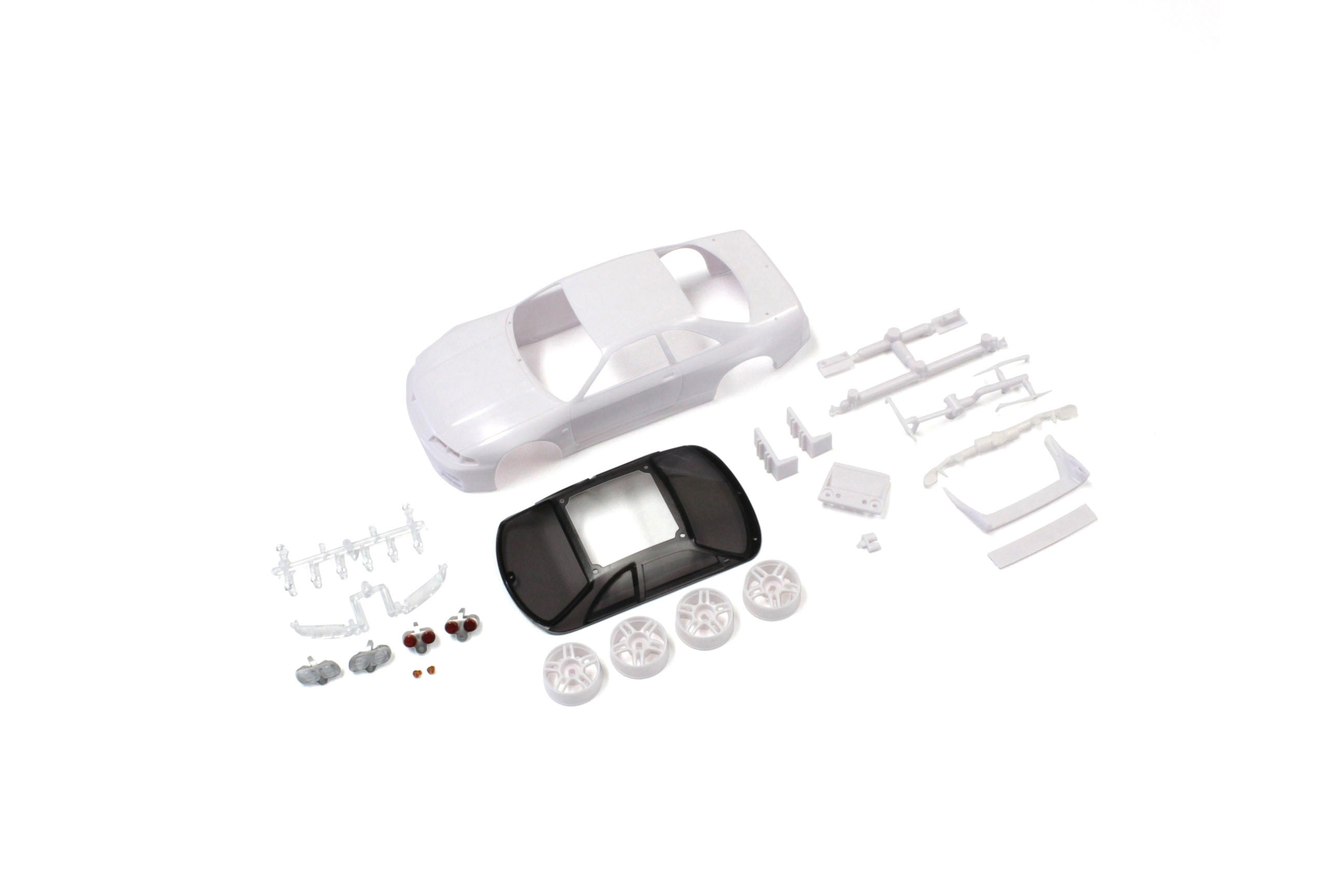 Kyosho Karosserie Mini-Z Nissan Skyline R33 + Felgen 4WD Weiß MZN182
