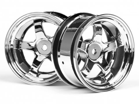 HPI Work Meisters S1 Felge 26mm (Chrom/6mm Offset) 3592