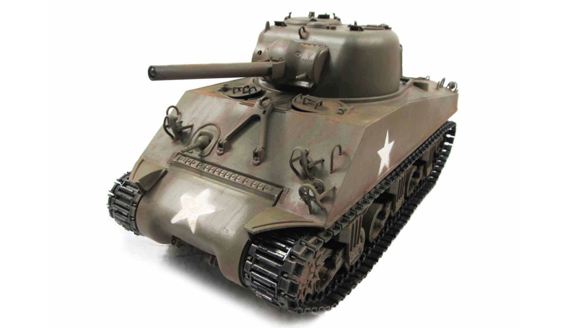 Amewi M4A3 Sherman Professional Line III Metal Panzer Army Green RTR Sound/Schuss 23084