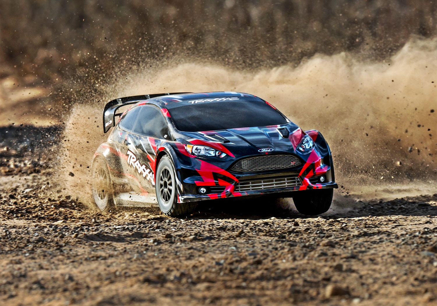 Traxxas Ford Fiesta ST 4x4 BL-2S rot 1/10 Rally Brushless ohne Akku/Lader 74154-4 - Abbildung 10