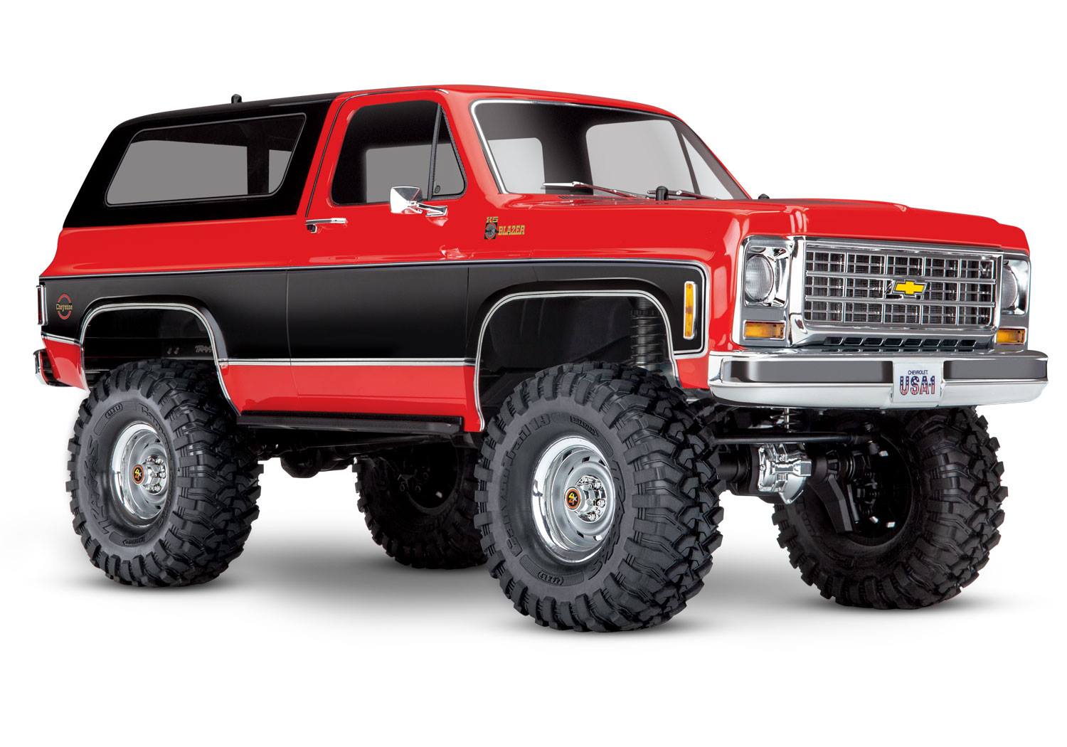 Traxxas TRX-4 Chevy Blazer 4x4 Rot Crawler 1/10 4WD Clipless 82276-4