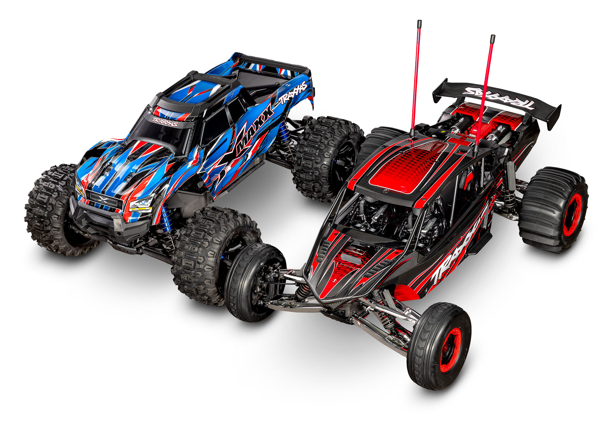 Traxxas FUNCO RWD 8S VXL 1/6 Sand Car Rot RTR Brushless o. Akku & Lader 109076-4