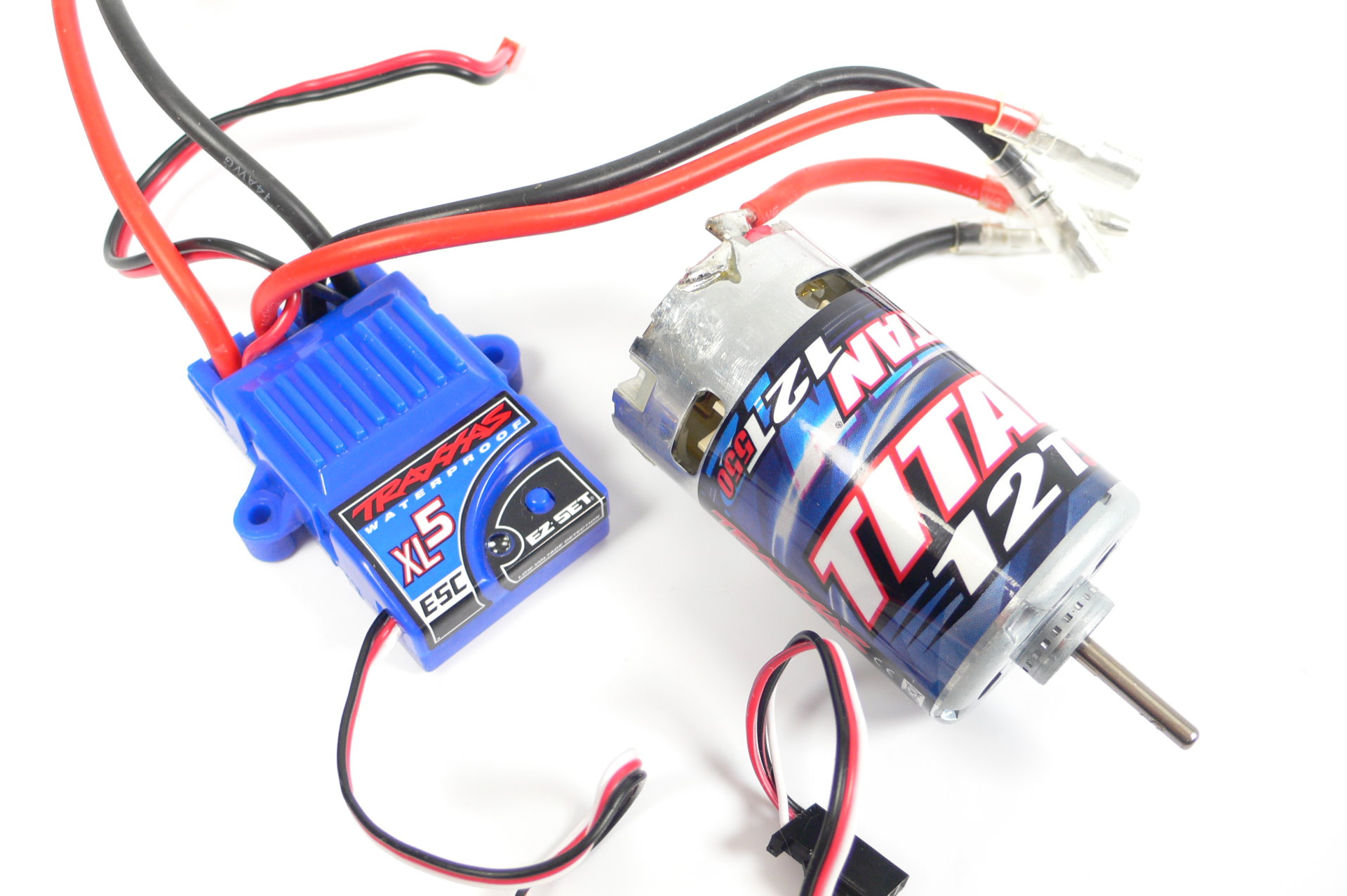 Traxxas Brushed RC-Car Combo Fahrtregler XL-5 60A + Titan 12T Motor