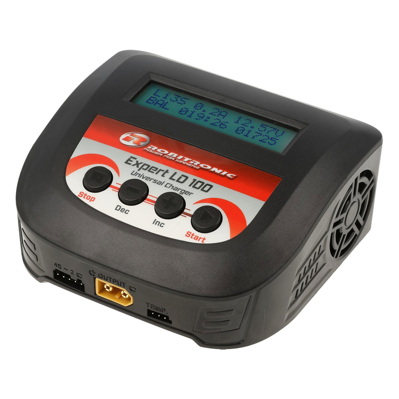 Robitronic Expert LD100 Ladegerät LiPo 2-4S 10A 100W R01013