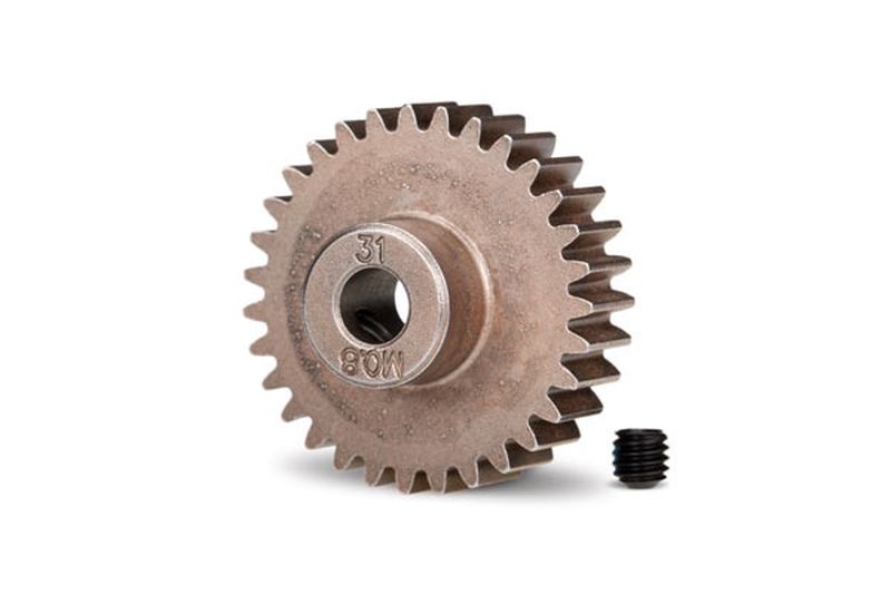 Ritzel 31 Zähne 32DP M0.8 Stahl 5mm inkl. Madenschraube 5638