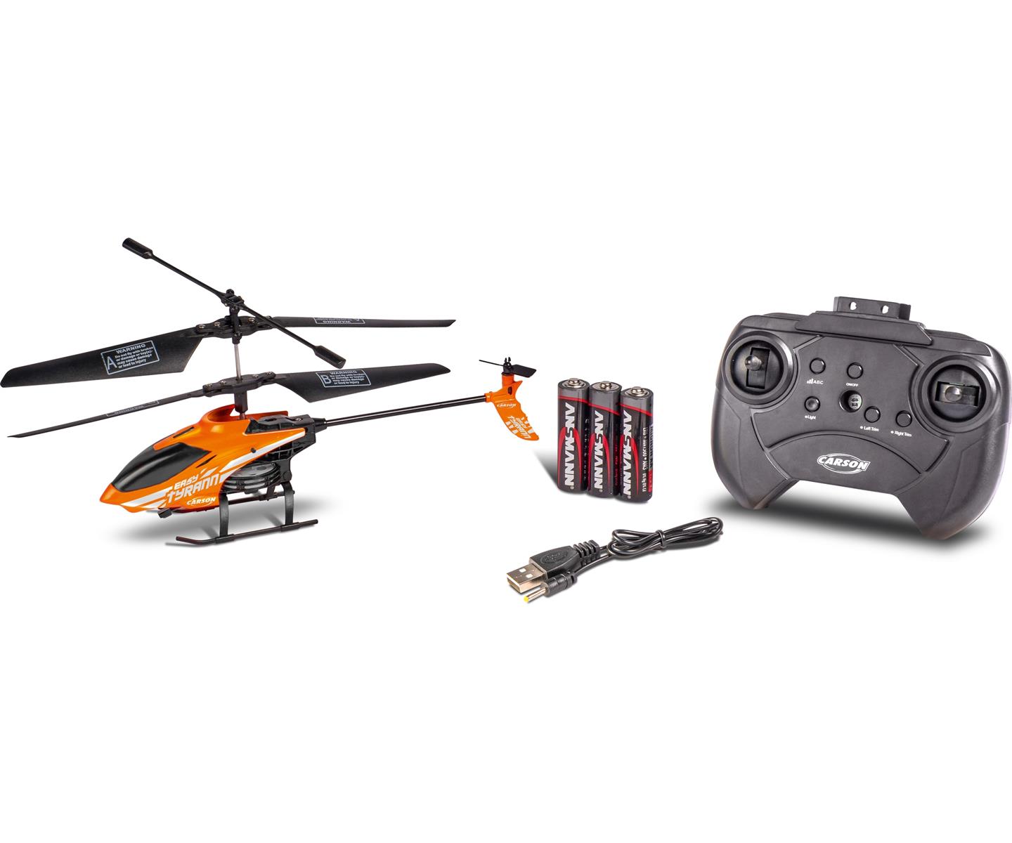 Carson 07155 Nano Tyrann 230 Gyro IR 2CH 100% RTF 500507155