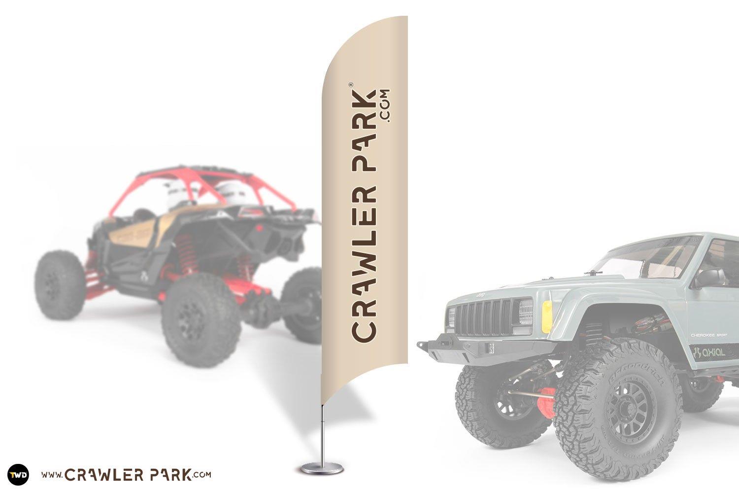 ToysWD Crawler Park: Flag Crawler park 1/10 (2 pieces) TWD100017