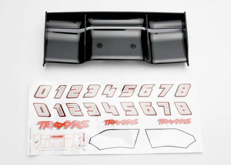 Traxxas Heckflügel schwarz mit Decal 5446