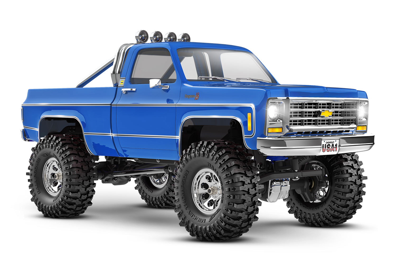 TRAXXAS TRX-4M Chevy K10 4x4 High Trail blau 1/18 Crawler RTR 97064-1