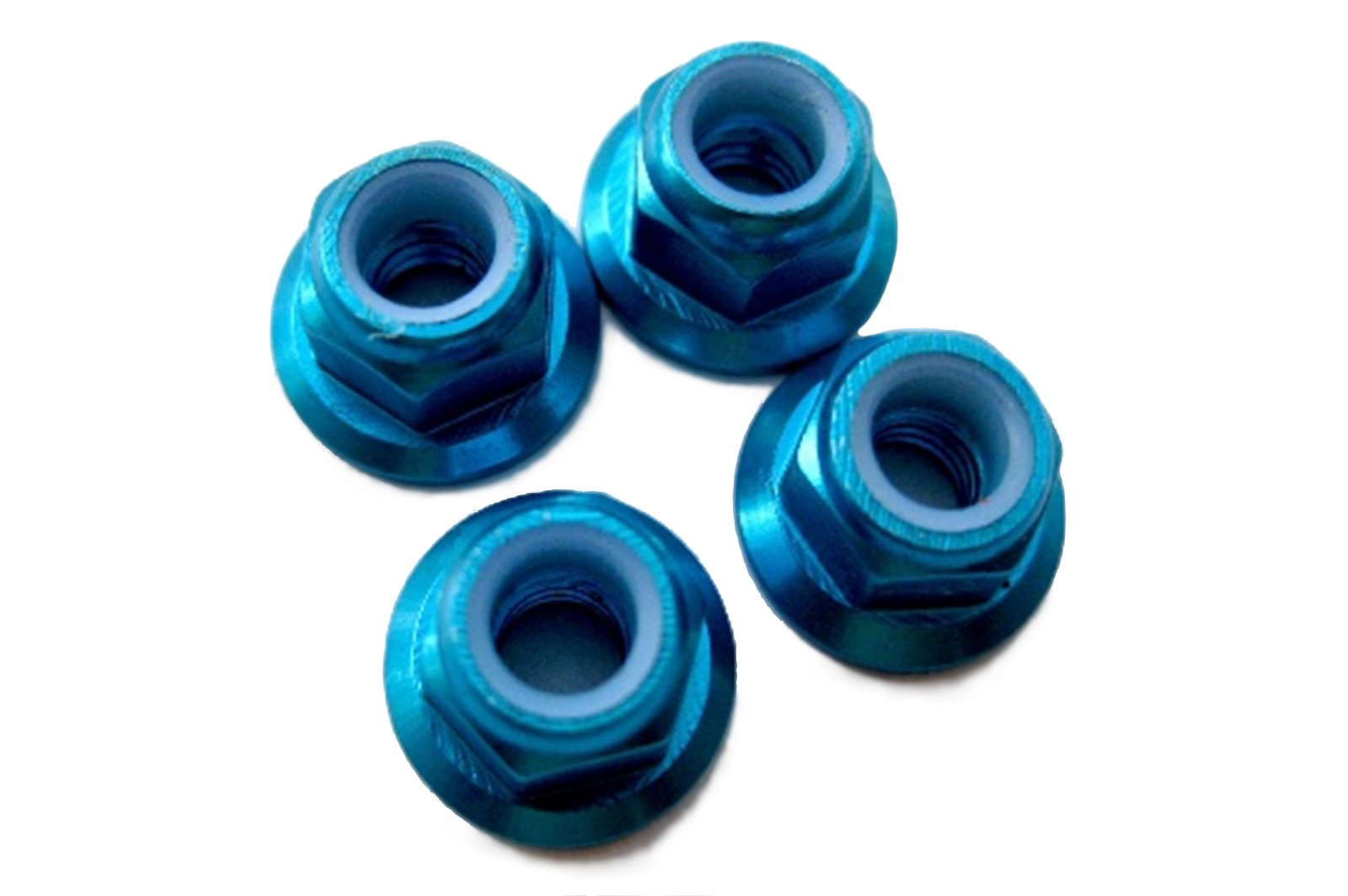 Monstertronic Alu Radmuttern M4 blau MT160592