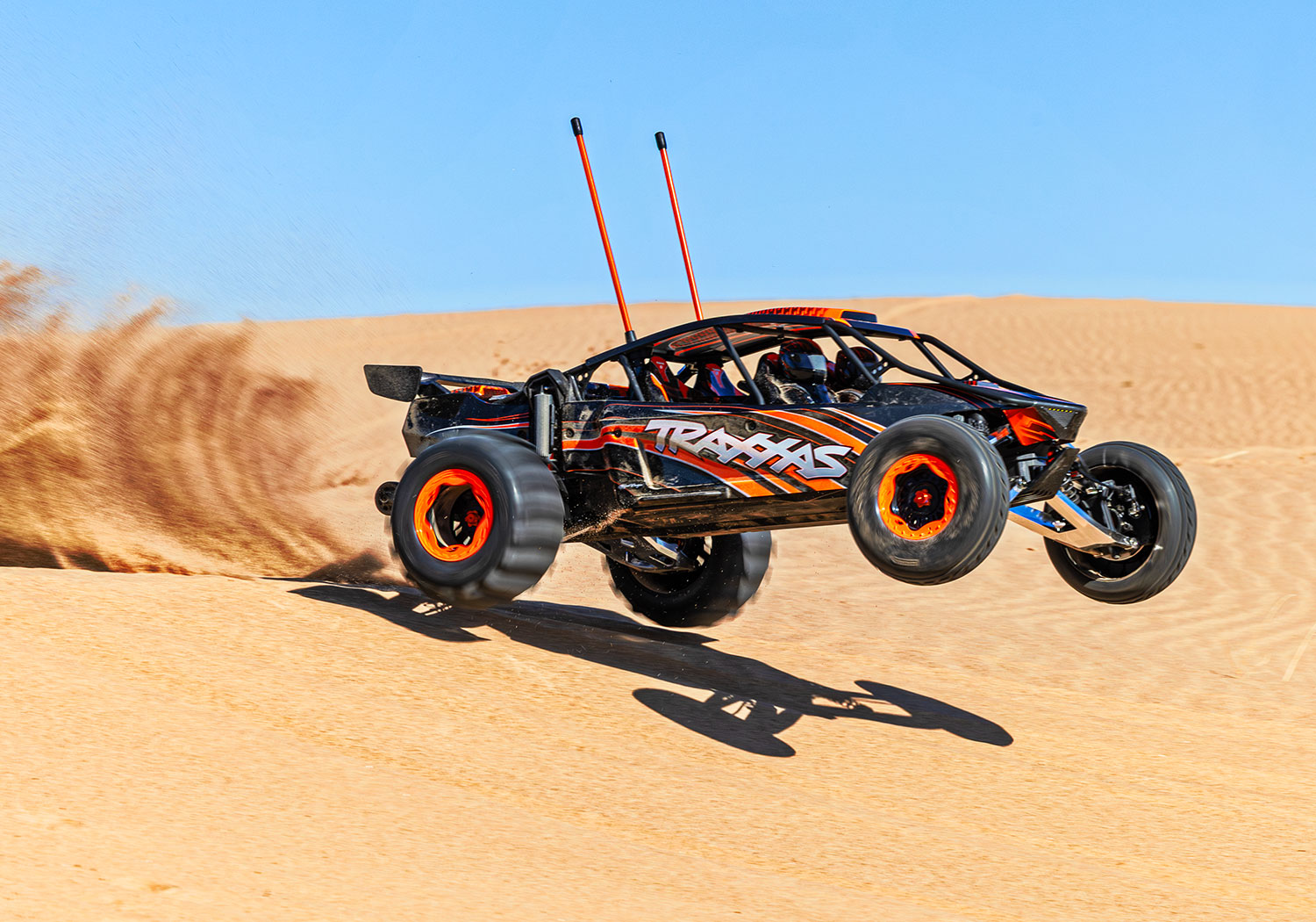 Traxxas FUNCO RWD 8S VXL 1/6 Sand Car Orange RTR Brushless o. Akku & Lader 109076-4