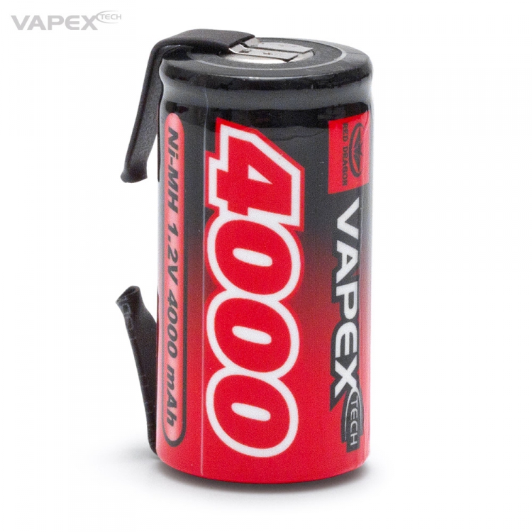 Vapex NiMH Akku 1,2V 4000mAh Sub-C RD4000SCT