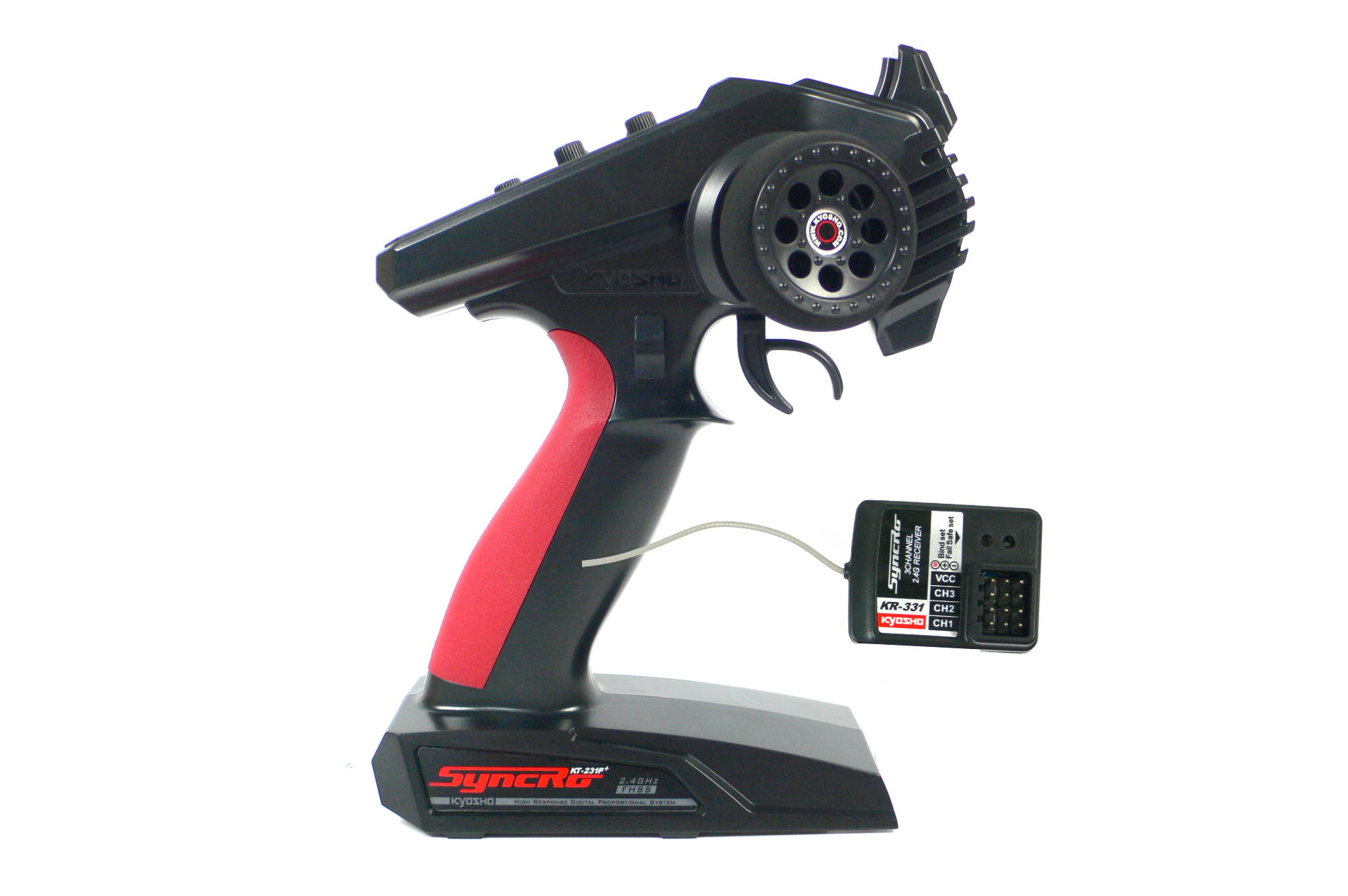 Kyosho Fernsteuerung Syncro KT-231P+ 2-Kanal 2,4GHz incl. Empfänger Pistolensender