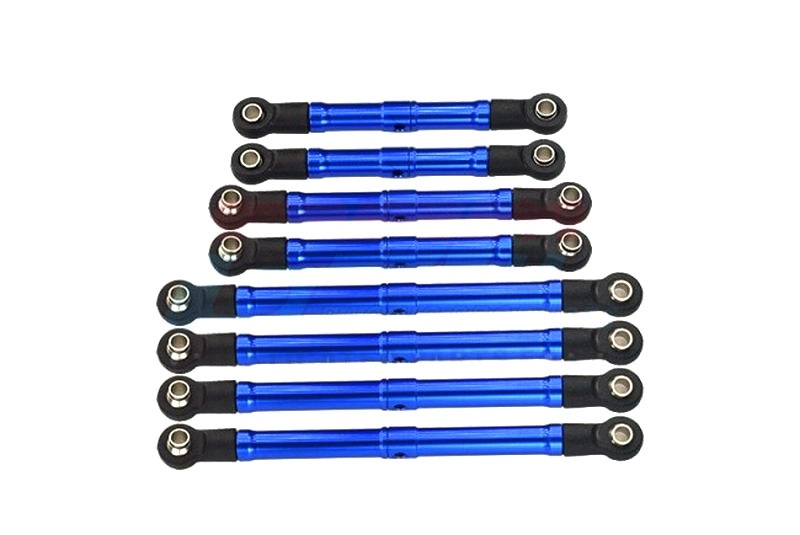 GPM Spurstangen-Set 6061-T6 Alu blau Traxxas-4M