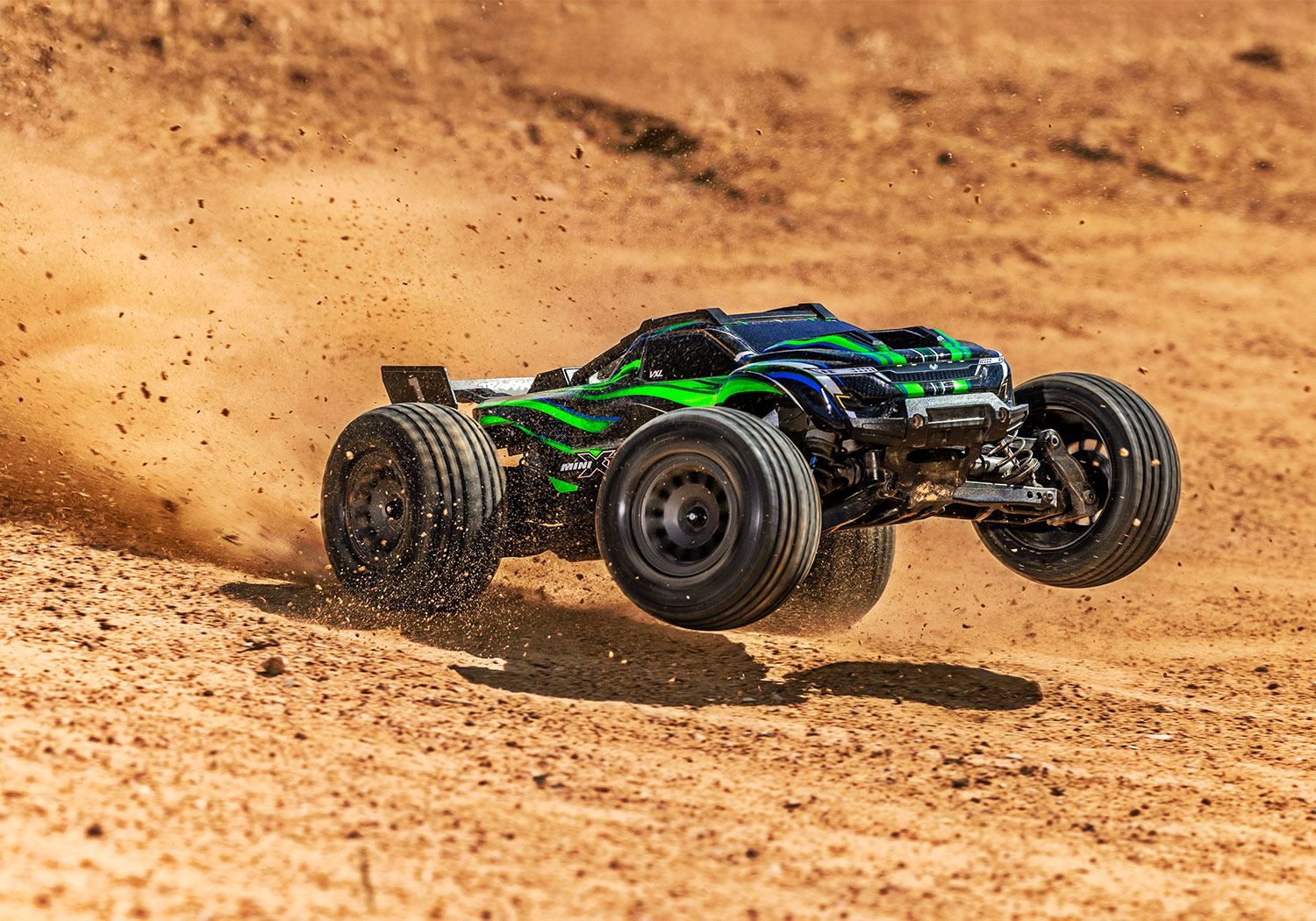 Traxxas MINI-XRT VXL-3S 4x4 1/16 Race Truck Grün mit 2S Akku/Lader 108076-1