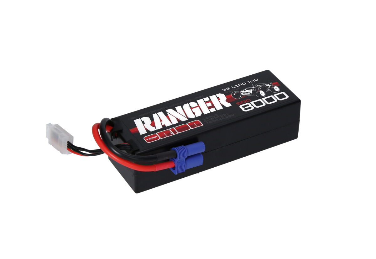 Team Orion Ranger LIPO Akku 3S 11.1V 8000mAh 50C (EC5) ORI14338