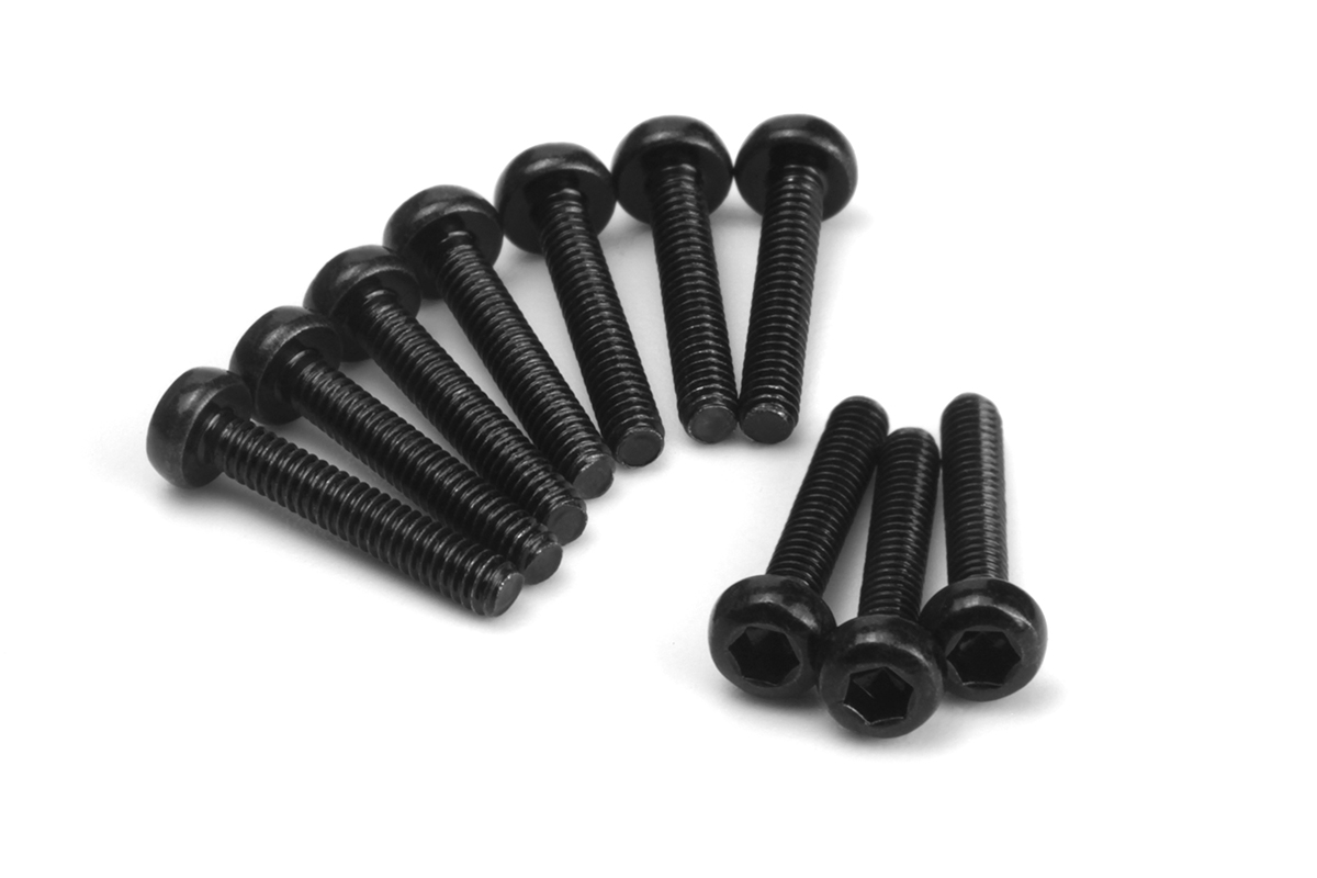 HPI Rundkopfschraube M1.7x10mm (Innensechskant/10St.) 161179